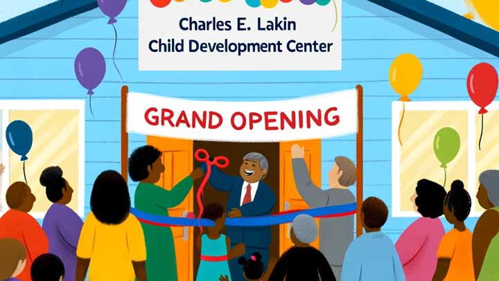 Griswold Unveils Charles E. Lakin Child Development Center